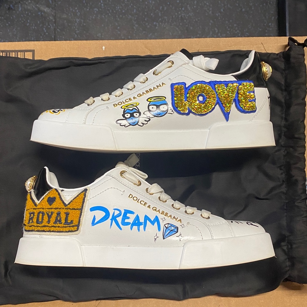 Dolce & Gabbana sneakers, womens, size 7.5.